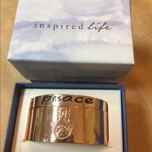 Bracelet 2 piece set copper tone